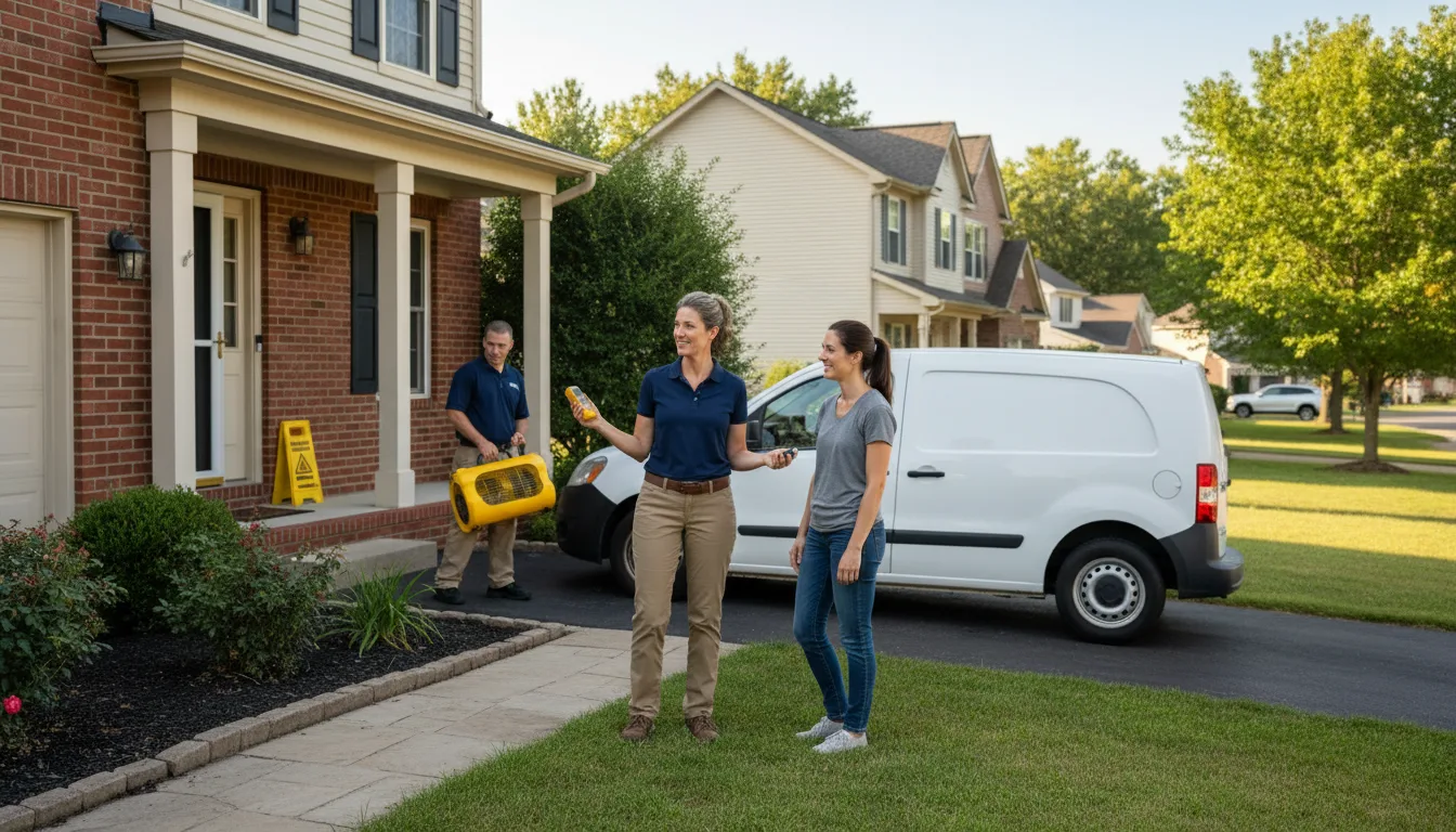 Water restoration image for Emergency Water Damage Restoration in Greentown, OH